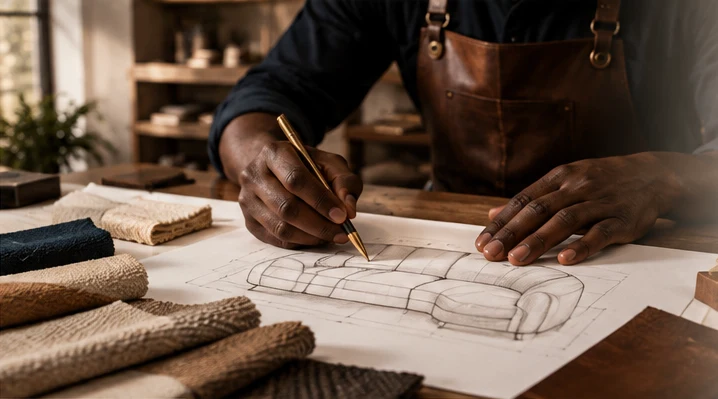 Illustrative furniture design and craftsmanship